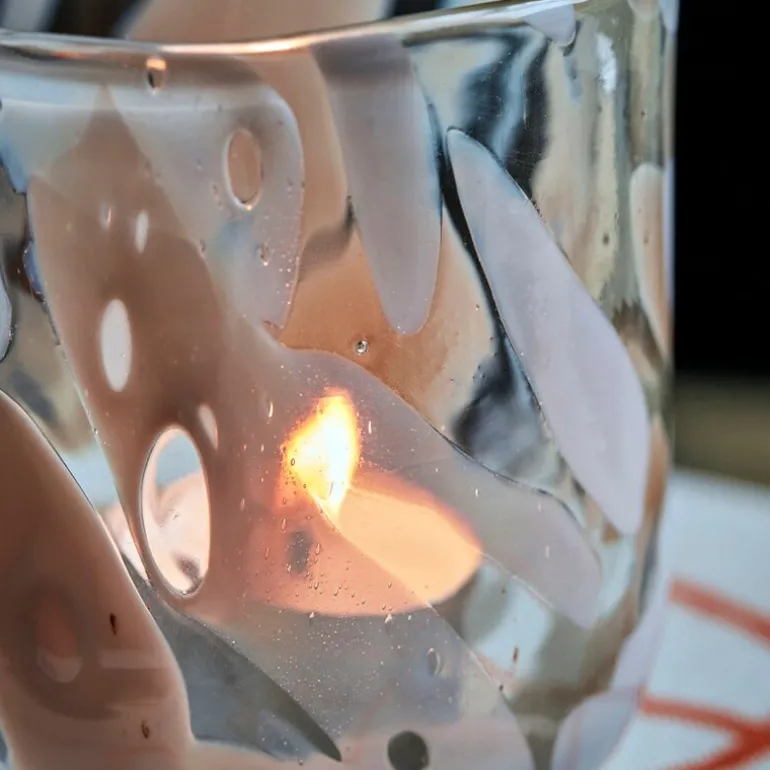 Home telysestake 9,5 cm 2 stk beige