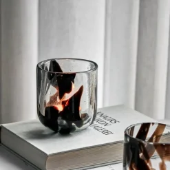 Home telysestake 9,5 cm 2 stk mørkebrun