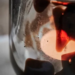 Home telysestake 9,5 cm 2 stk mørkebrun