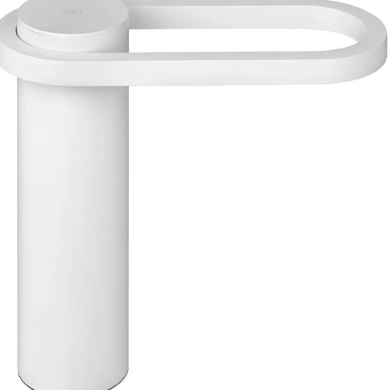 HOOP bærbar LED-lampe 22x9 cm hvit