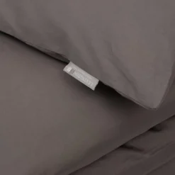 Hotel sengetøy bomullssateng 200x220 cm charcoal