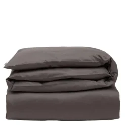 Hotel sengetøy bomullssateng 140x200 cm charcoal