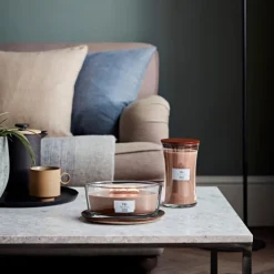 Hourglass duftlys stor cashmere