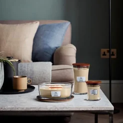 Hourglass duftlys stor vanilla bean