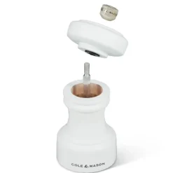 Hoxton saltkvern 10 cm matt hvit