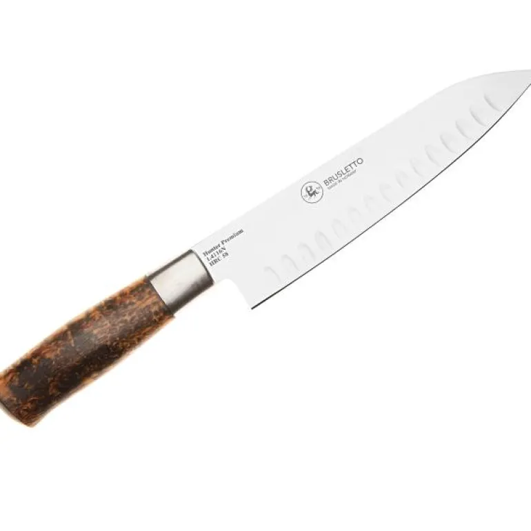 Hunter premium chef santokukniv 19 cm blank/natur