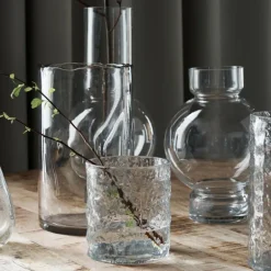 Huri vase 13 cm klar