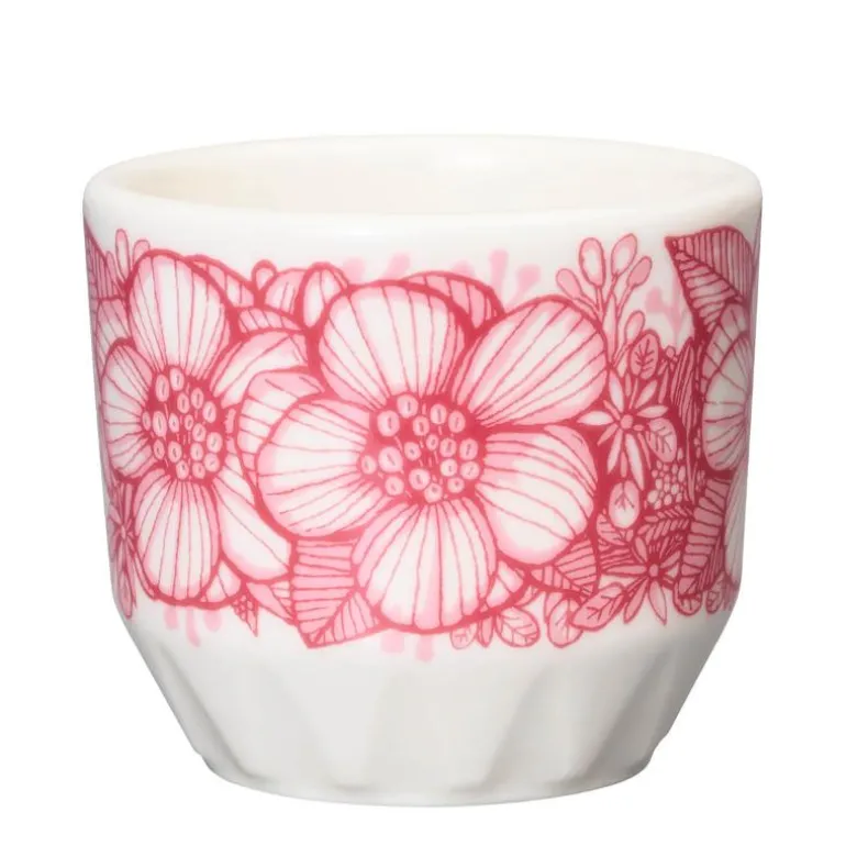 Huvila eggeglass 4 cl 2 stk rosa