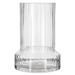 Hvils vase m/ riller 21x29 cm klar