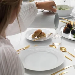 Hvit Riflet kanne 1,5L