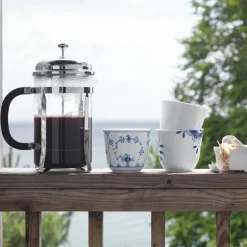 Hvit Riflet termokopp 26 cl