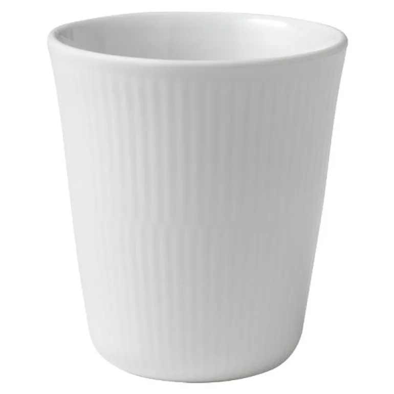 Hvit Riflet termokopp 29 cl