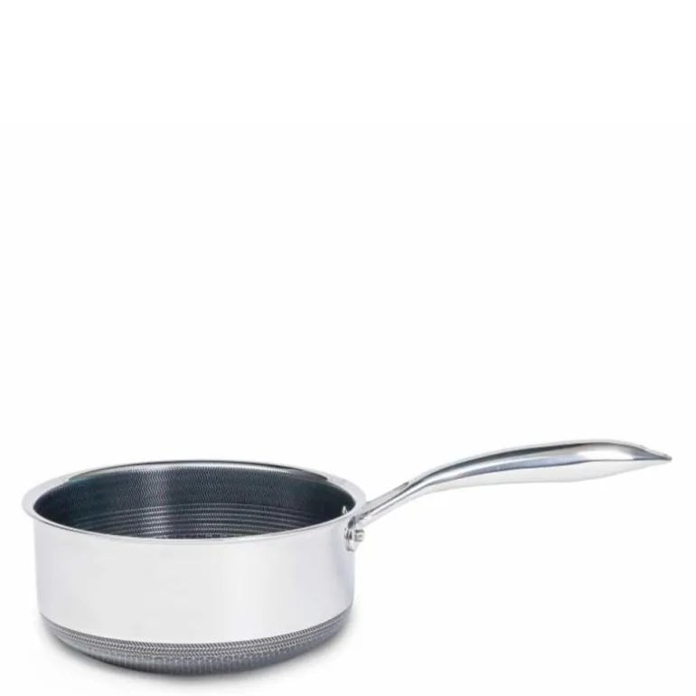 Hybrid kasserolle med lokk 2,8L sølv/svart