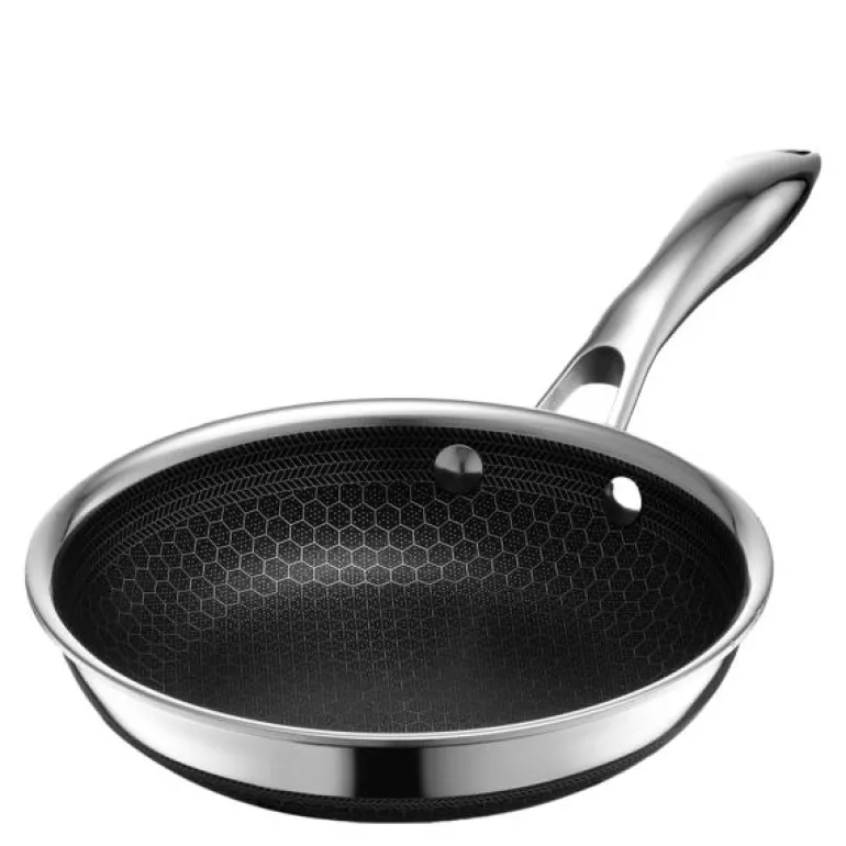 Hybrid stekepanne 20 cm sølv/svart