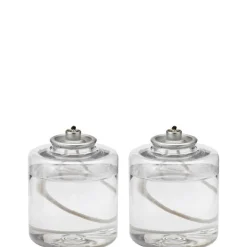 Hygge hurricane lyslykt hvit