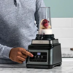 2-i-1 blender m/auto iQ 2,1/0,7L svart/sølv