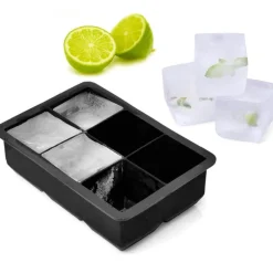 Ice isbitform kuber 6 rom silikon