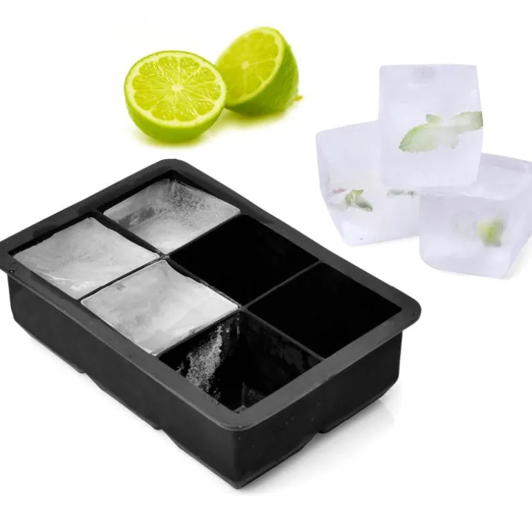 Ice isbitform kuber 6 rom silikon