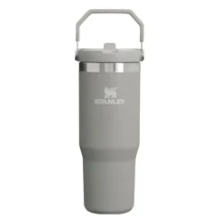 Iceflow flip straw tumbler termoflaske 0,89L ash