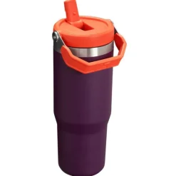 Iceflow flip straw tumbler termoflaske 0,89L plum