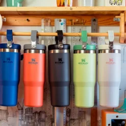 Iceflow flip straw tumbler termoflaske 0,89L rosa