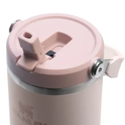 Iceflow flip straw tumbler termoflaske 0,89L rose quartz