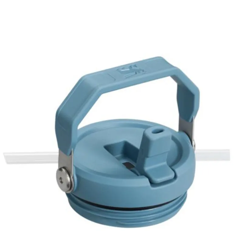 Iceflow flip straw tumbler termoflaske 0,89L blå