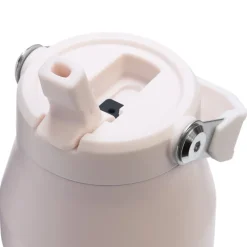 Iceflow flip straw tumbler termoflaske 1L rose quartz