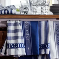 Icons star kjøkkenhåndkle 50x70 cm hvit/blå