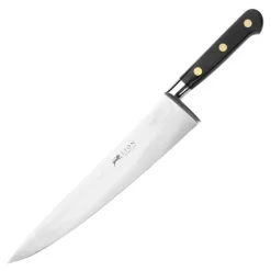 Ideal kokkekniv 25 cm stål/svart