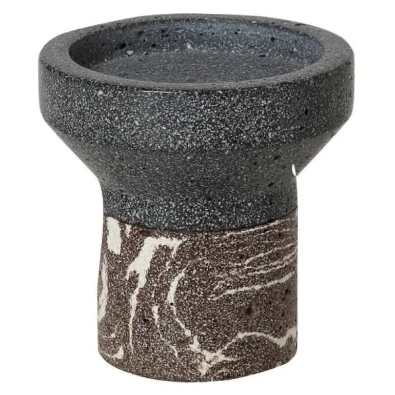 Idun lysestake 10 cm brown/grey