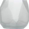 Iglo lykt/vase 22 cm frostet hvit