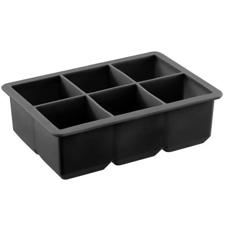 Ijs isbiter XL 5x5 cm svart