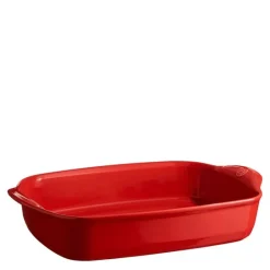 Ildfast form L rektangulær 42,5 x28 cm 4L rød