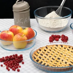 Ildfast form rund med håndtak 21 cm