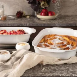 Ildfast form 42x26 cm hvit