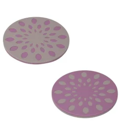 Ime bordskåner 16x16 cm lilla/lys grå