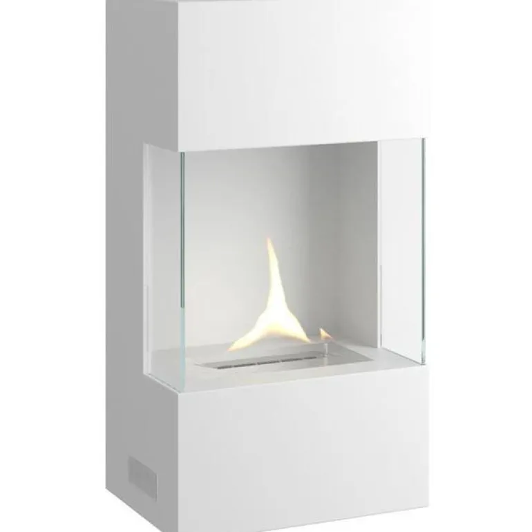 Indie vägghängd öppen spis 180 1,05L vit
