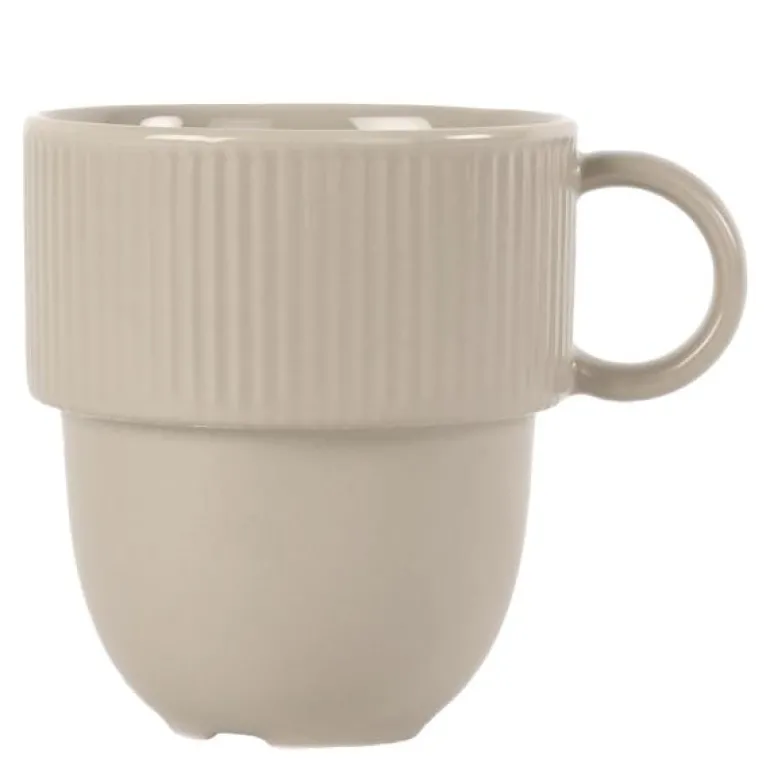 Inka kopp med hank 27 cl beige pantone warm gray 3C