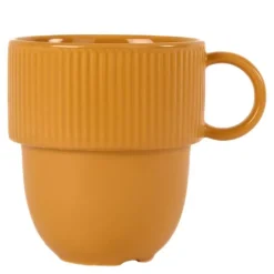 Inka kopp med hank 27 cl gul pantone 4023C