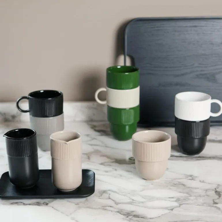 Inka kopp med hank 27 cl hvit