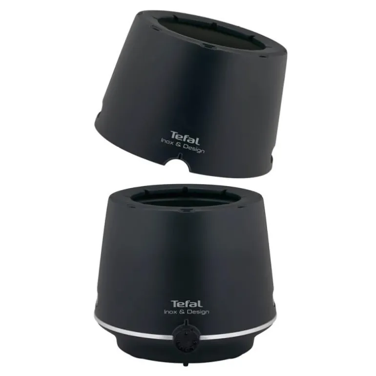 Inox & Design fondue med 8 fonduegafler svart