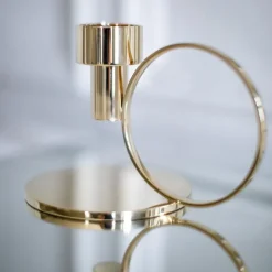 Insieme kammerlysestake M 12 cm gull