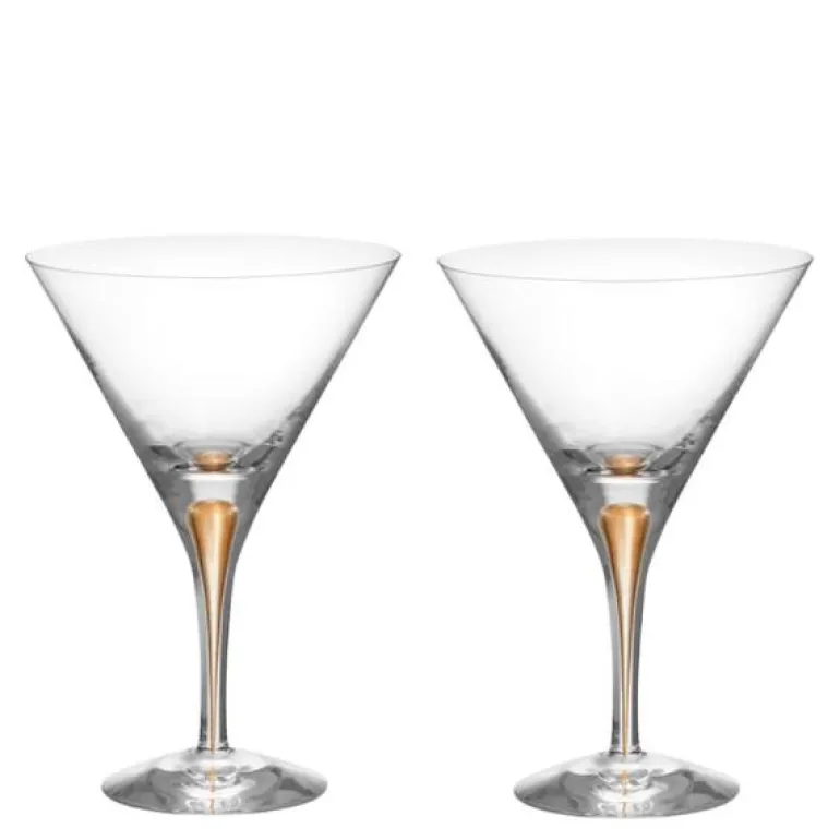 Intermezzo martiniglass 25 cl 2 stk gull