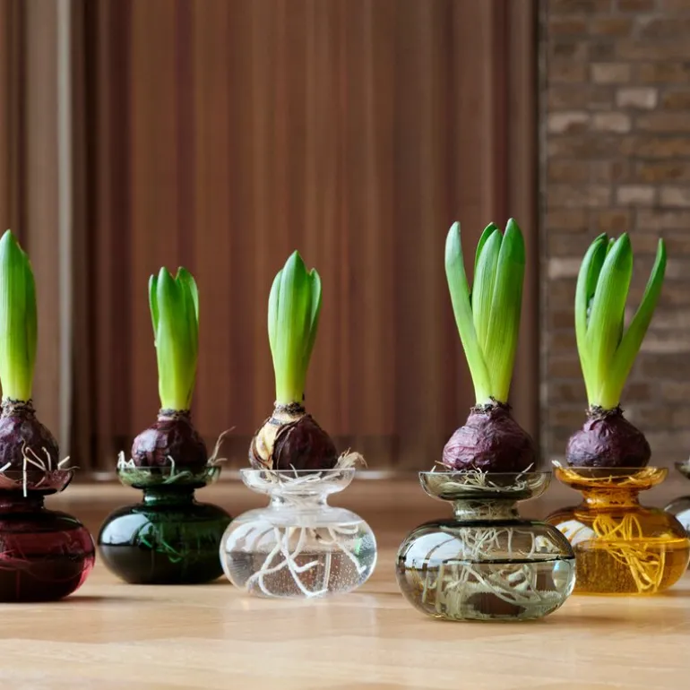 Inu vase 11x9 cm moss green