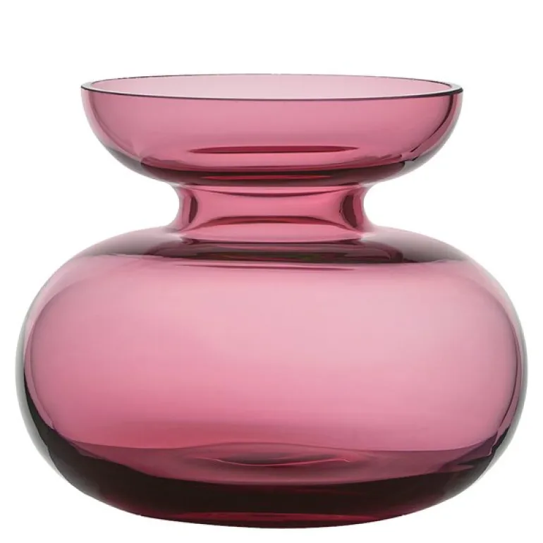 Inu vase 11x9 cm plum