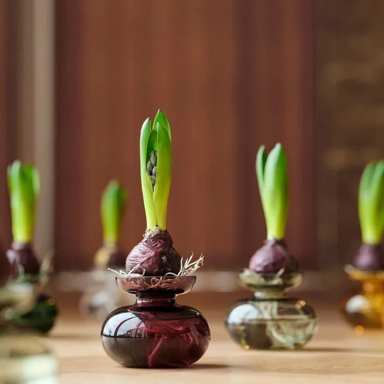 Inu vase 11x9 cm plum