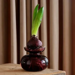 Inu vase 11x9 cm plum