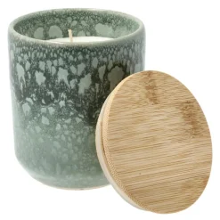 Iris duftlys 8x9,5 cm rapsvoks grønn