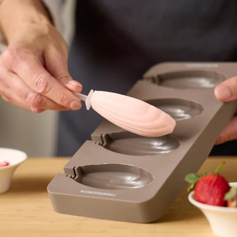 Ispinneform 4 stk madeleine latte silikon